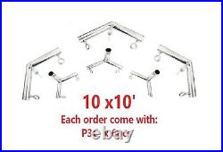 OD 3/4 Pipe Canopy Fittings for 10' x10'/20'/30'/40' Carport Canopy Greenhouse