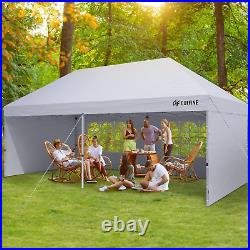 OUTFINE Canopy 10'X20' Pop up Canopy Gazebo Commercial Tent with 4 Removable Sid