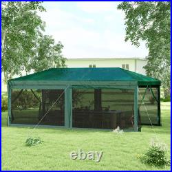 Outdoor 10' x 20' Canopy Tent with UV Protection & Lasting Strength Green