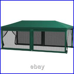 Outdoor 10' x 20' Canopy Tent with UV Protection & Lasting Strength Green