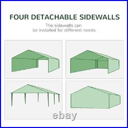 Outdoor 10' x 20' Canopy Tent with UV Protection & Lasting Strength Green