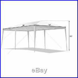 Outdoor 10'x20'Canopy Party Wedding Tent Gazebo Pavilion Cater Events 4 Sidewall