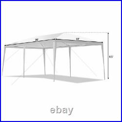 Outdoor 10'x20' Canopy Tent Heavy Duty Wedding Party Sidewalls Window Carry Bag