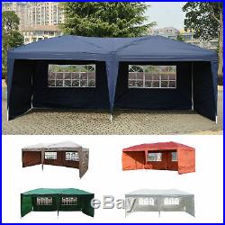 Outdoor 10'x20' EZ POP UP Gazebo Wedding Party Tent Canopy Folding with Carry Bag