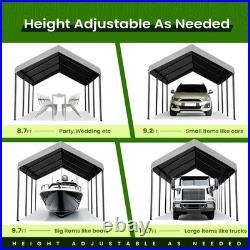 Outdoor 10'x20' Heavy Duty Carport, Car Canopy, Portable Garage, Shed, Party Tent