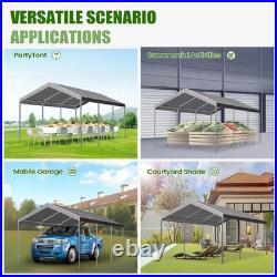 Outdoor 10'x20' Heavy Duty Carport, Car Canopy, Portable Garage, Shed, Party Tent