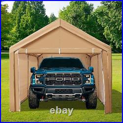 Outdoor 10'x20' Heavy Duty Garage Shed Car Shelter Carport Canopy Shade