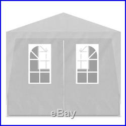 Outdoor 10'x30' White/Blue Canopy Party Tent Gazebo Cater Events 8 Sidewalls