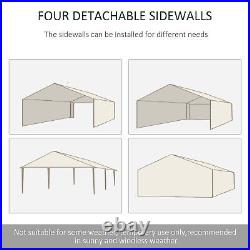 Outdoor 116 x 234 Pop-Up Canopy Tent with UV Protection & Lasting Strength White