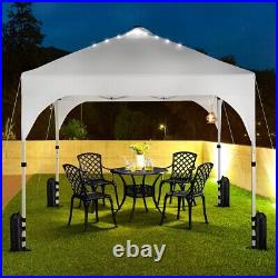 Outdoor Canopy 10x10 Pop up Canopy Camping Tent Sun Shelter with Surrounding Edge