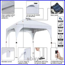 Outdoor Canopy 10x10 Pop up Canopy Camping Tent Sun Shelter with Surrounding Edge