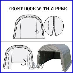 Outdoor Canopy Carport Tent Car Shelter Storage Shed + UV Proof Tarp Garage Yard
