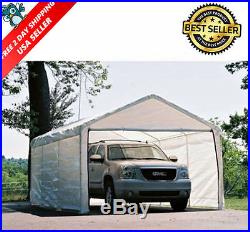 Outdoor Canopy Enclosure Kit 12 x 20 Car Port Shelter Cover Tent Portable Garage