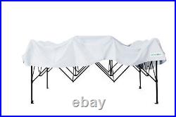 Outdoor Canopy For Camping White 10x15 FT Sun Shelter Tent With Roller Bag