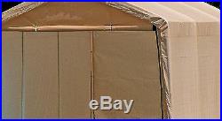 Outdoor Canopy Garage Car Home Covering 10 ft. X 20 ft. Auto Storage Shelter Tan
