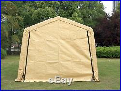 Outdoor Car Garage Storage Portable Canopy Carport Shed Auto 10ft X 15ft X 8ft