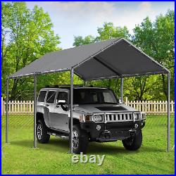 Outdoor Carport 10X20Ft Heavy Duty Car Tent, Portable Garage Canopy Storage Shed