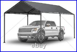 Outdoor Carport 10X20Ft Heavy Duty Car Tent, Portable Garage Canopy Storage Shed