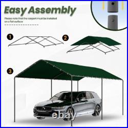 Outdoor Carport 10x20ft Heavy Duty Car Tent, Portable Garage for Car, Party
