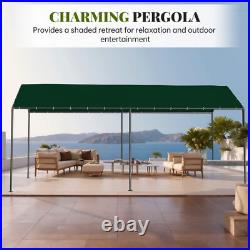 Outdoor Carport 10x20ft Heavy Duty Car Tent, Portable Garage for Car, Party