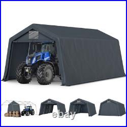 Outdoor Carport 13' x 22' Heavy Duty Canopy Shed Portable Garage Storage Shelter