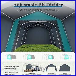 Outdoor Carport 13' x 22' Heavy Duty Canopy Shed Portable Garage Storage Shelter