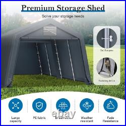 Outdoor Carport 13' x 22' Heavy Duty Canopy Shed Portable Garage Storage Shelter