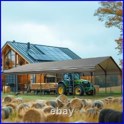 Outdoor Carport Metal Carport Heavy Duty RV Carport Canopy RV Cover 20' x 30