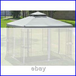 Outdoor Expressions 13 Ft. X 13 Ft. Gray Polyester Replacement Gazebo Canopy