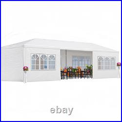 Outdoor Garden Pavilion with 6 Removable Side Panels