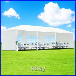 Outdoor Garden Pavilion with 6 Removable Side Panels