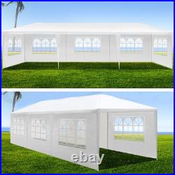 Outdoor Garden Pavilion with 6 Removable Side Panels