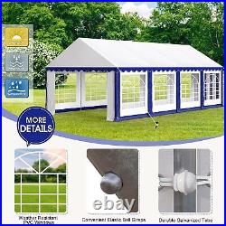 Outdoor Gazebo Canopy Event Wedding Party Tent With Side Walls Galvanized Steel