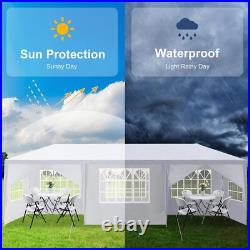 Outdoor Party Tent, Patio Canopy Gazebo withRemovable Sidewalls Instant Event Tent