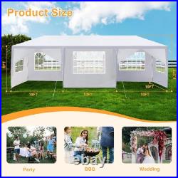 Outdoor Party Tent, Patio Canopy Gazebo withRemovable Sidewalls Instant Event Tent