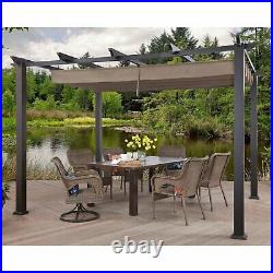 Outdoor Patio Gazebo Pergola 10'x12' Canopy Party BBQ Garden Aluminum Yard