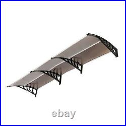 Outdoor Patio Window Front Door Awnings Canopy Cover Snow Rain Protector Shade