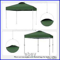 Outdoor Pop up Canopy 10'x10' Tent Camp Sun Shelter-Series Party Tent 100 Sq Ft