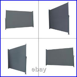 Outdoor Retractable Folding Side Screen Awning Sun Shade Privacy Divider 1.6x3m