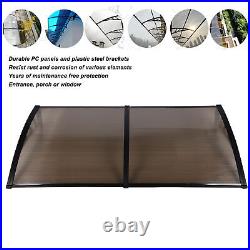 Outdoor Shed Cover Door Window Eaves Garden Shelter Canopy Roof Porch DIY Awning