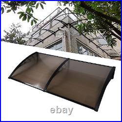 Outdoor Shed Cover Door Window Eaves Garden Shelter Canopy Roof Porch DIY Awning