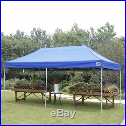 Outdoor Weeding Party Tent 10x20 Ez Pop Up Canopy Instant Gazebo withWheeled Bag