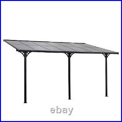 Outside Deck & Backyard Porch Sun Shade with UV-Fighting Panels & Aluminum Frame