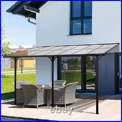 Outside Deck & Backyard Porch Sun Shade with UV-Fighting Panels & Aluminum Frame