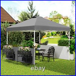 Outsunny 10' x 10' Pop Up Canopy Tent with 2 Half Sidewalls