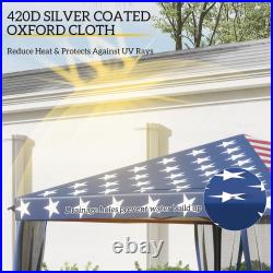 Outsunny 10' x 10' Pop Up Canopy with 4 Removable Sidewalls