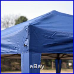 Outsunny 10 x 20 Outdoor Gazebo Pop Up Canopy Party Tent Blue