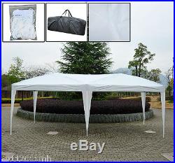 Outsunny 10 x 20 ft Gazebo Patio Party Pop-up Tent Wedding Canopy Garden Shelter