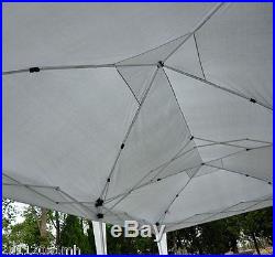 Outsunny 10 x 20 ft Gazebo Patio Party Pop-up Tent Wedding Canopy Garden Shelter