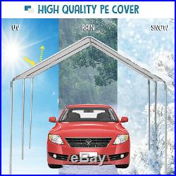 Outsunny 10' x 20' x 8.5' Heavy Duty Carport Canopy with UV-Water Resistance